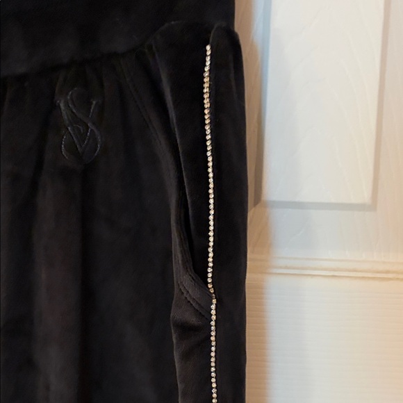 Victoria's Secret Rhinestone Velour Joggers - Picture 5 of 8